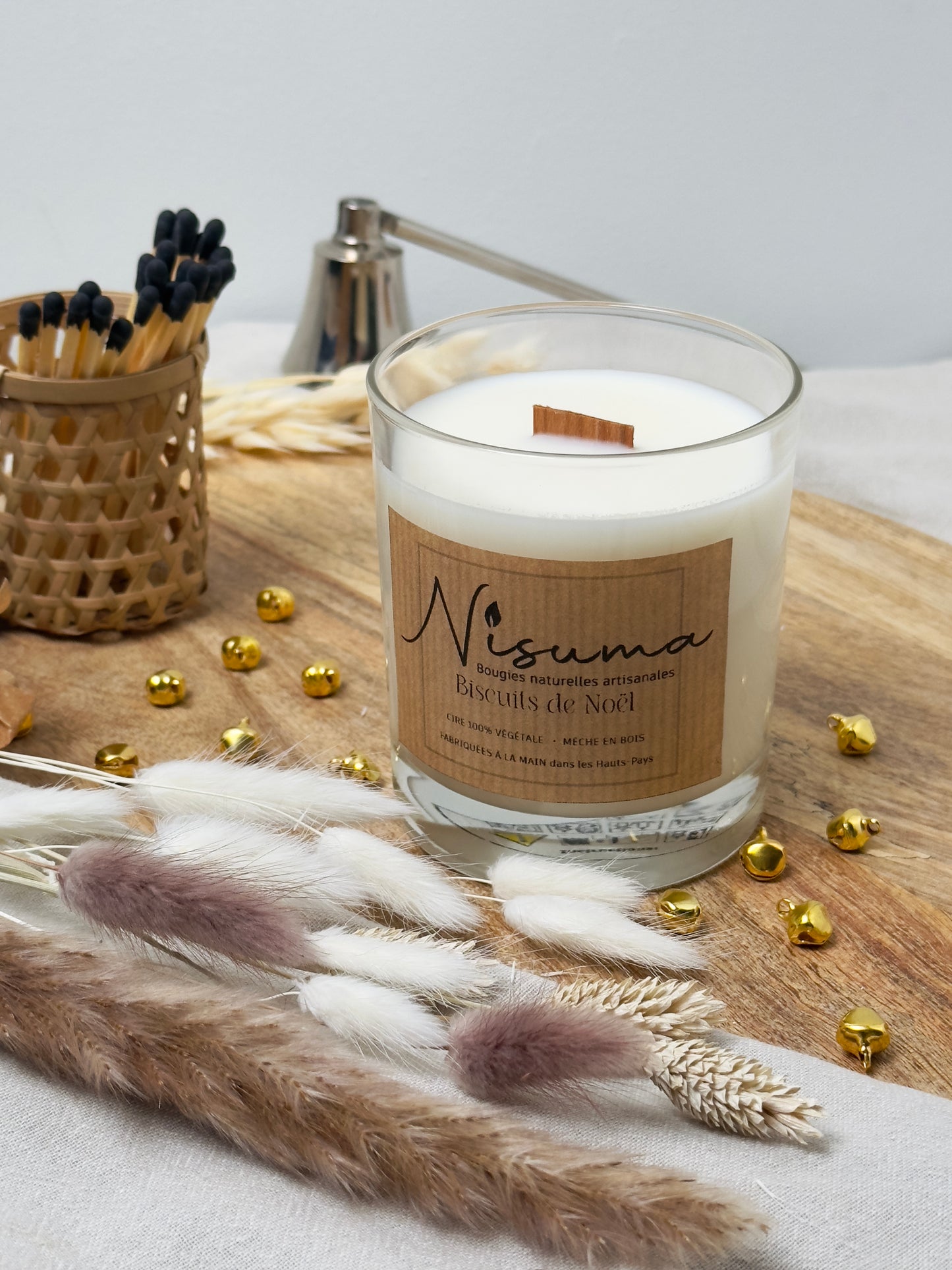 Bougie Biscuits de Noël