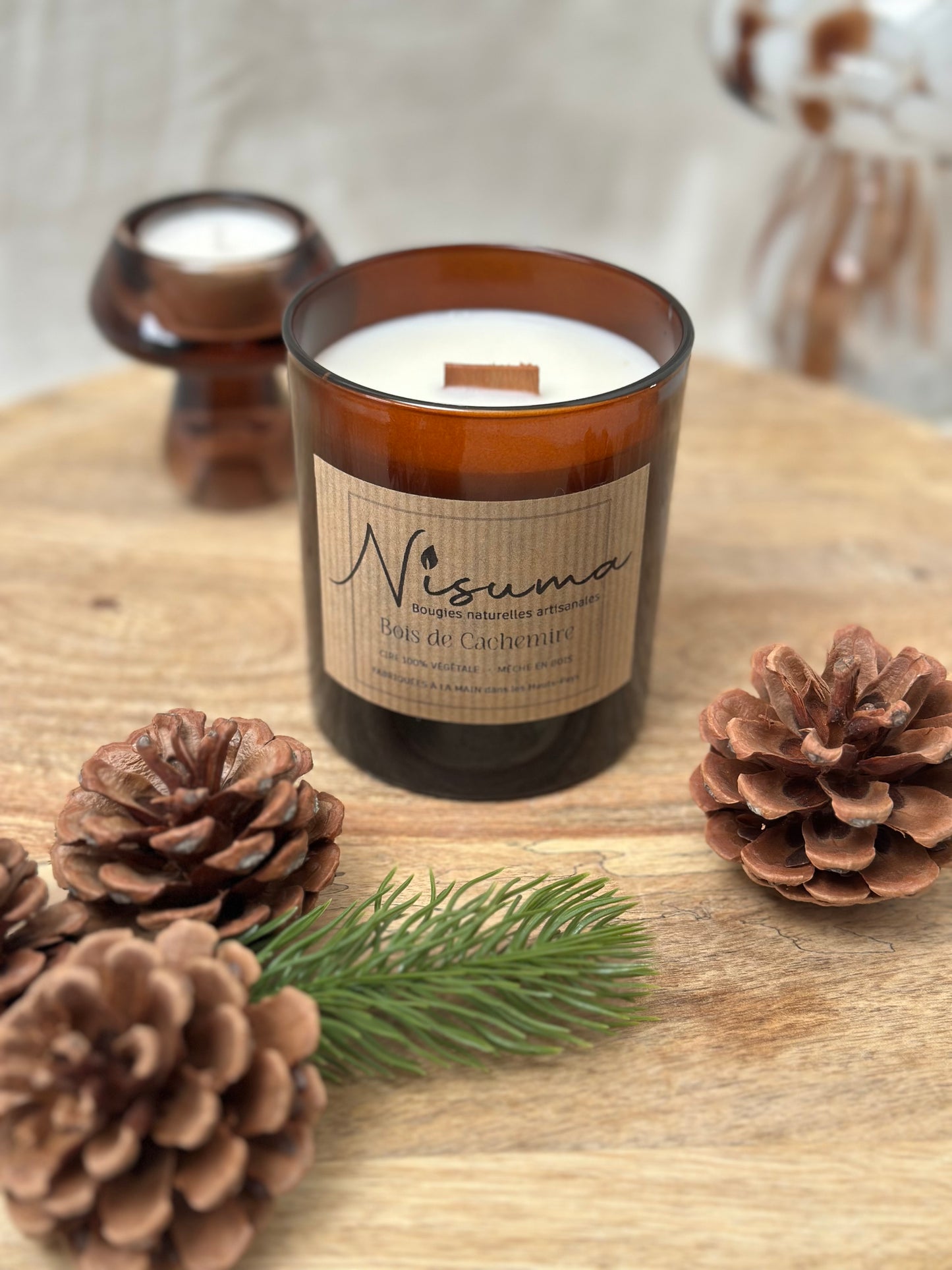 Bougie Bois de Cachemire