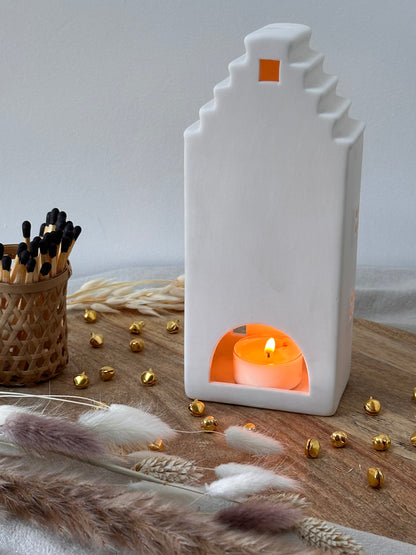 Maison pignon à gradins