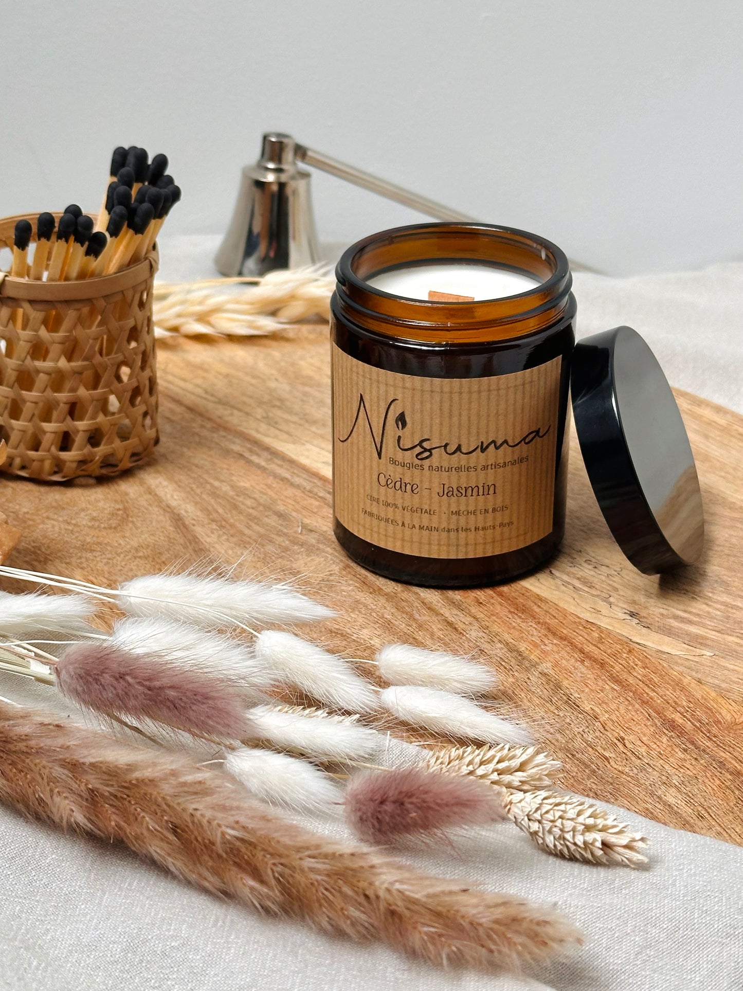 Bougie Cèdre - Jasmin