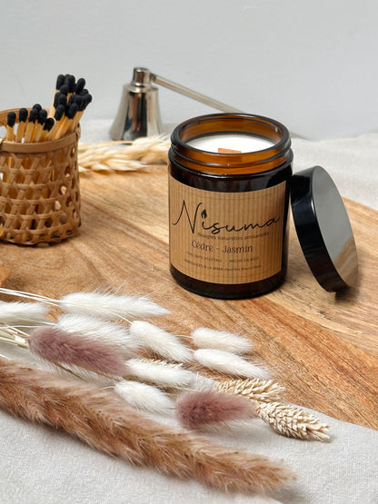 Bougie Cèdre - Jasmin