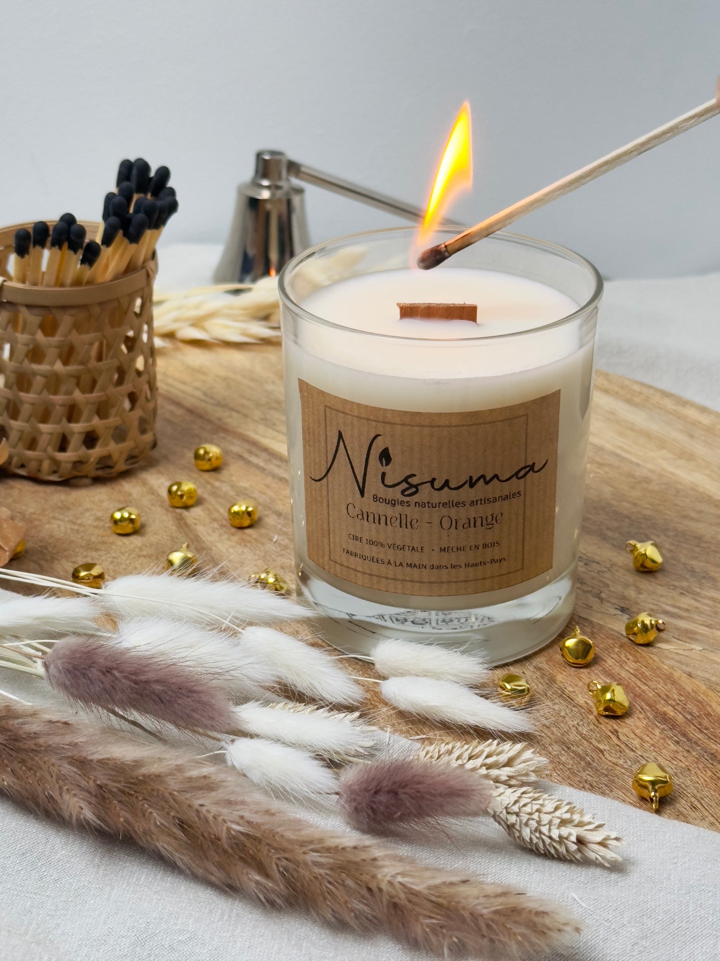 Bougie Cannelle - Orange