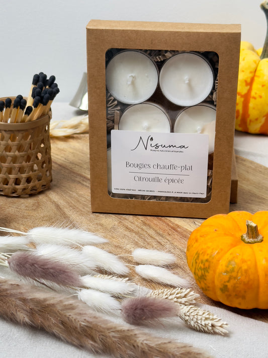 Coffret chauffe-plat Citrouille épicée