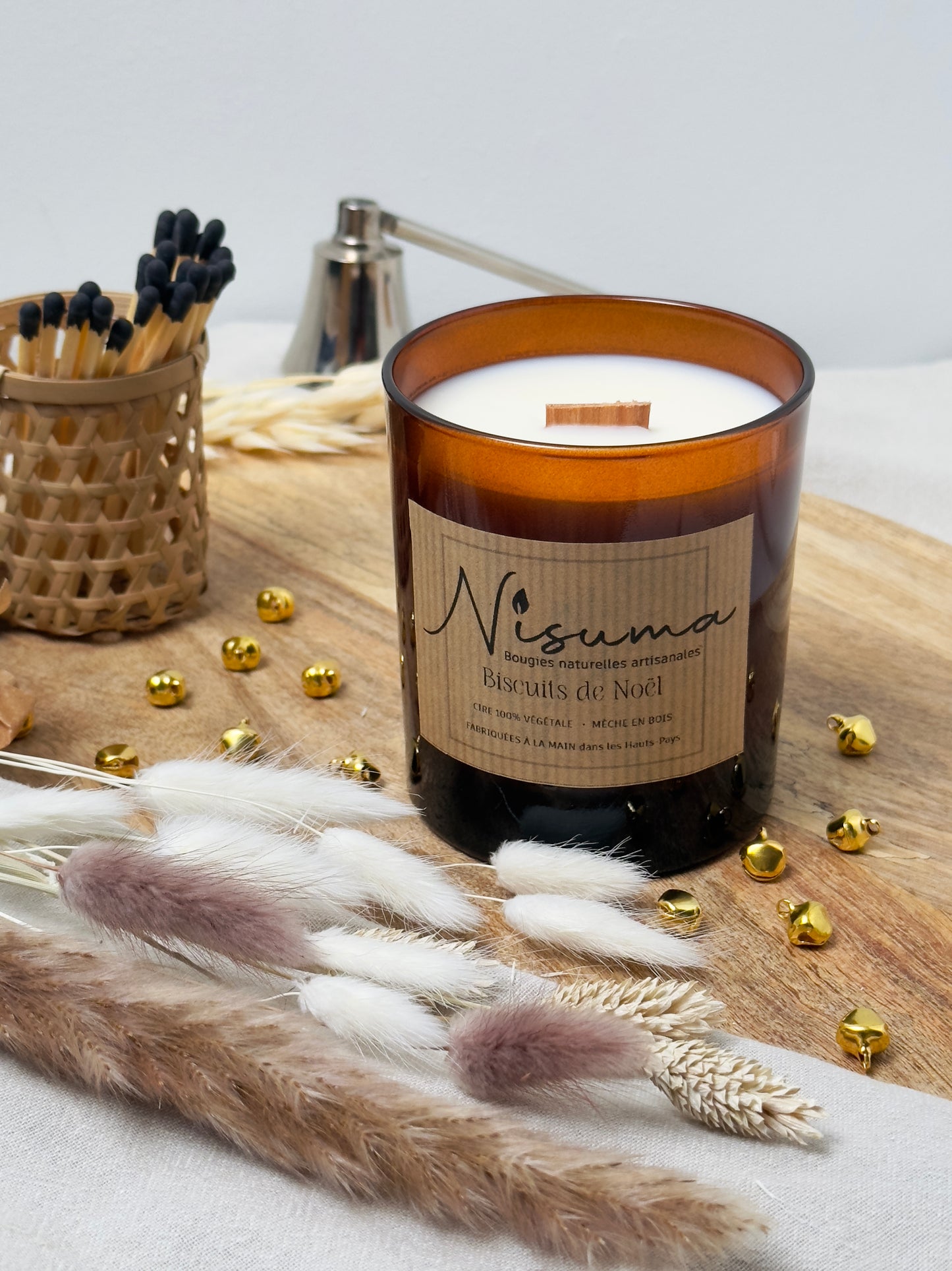Bougie Biscuits de Noël