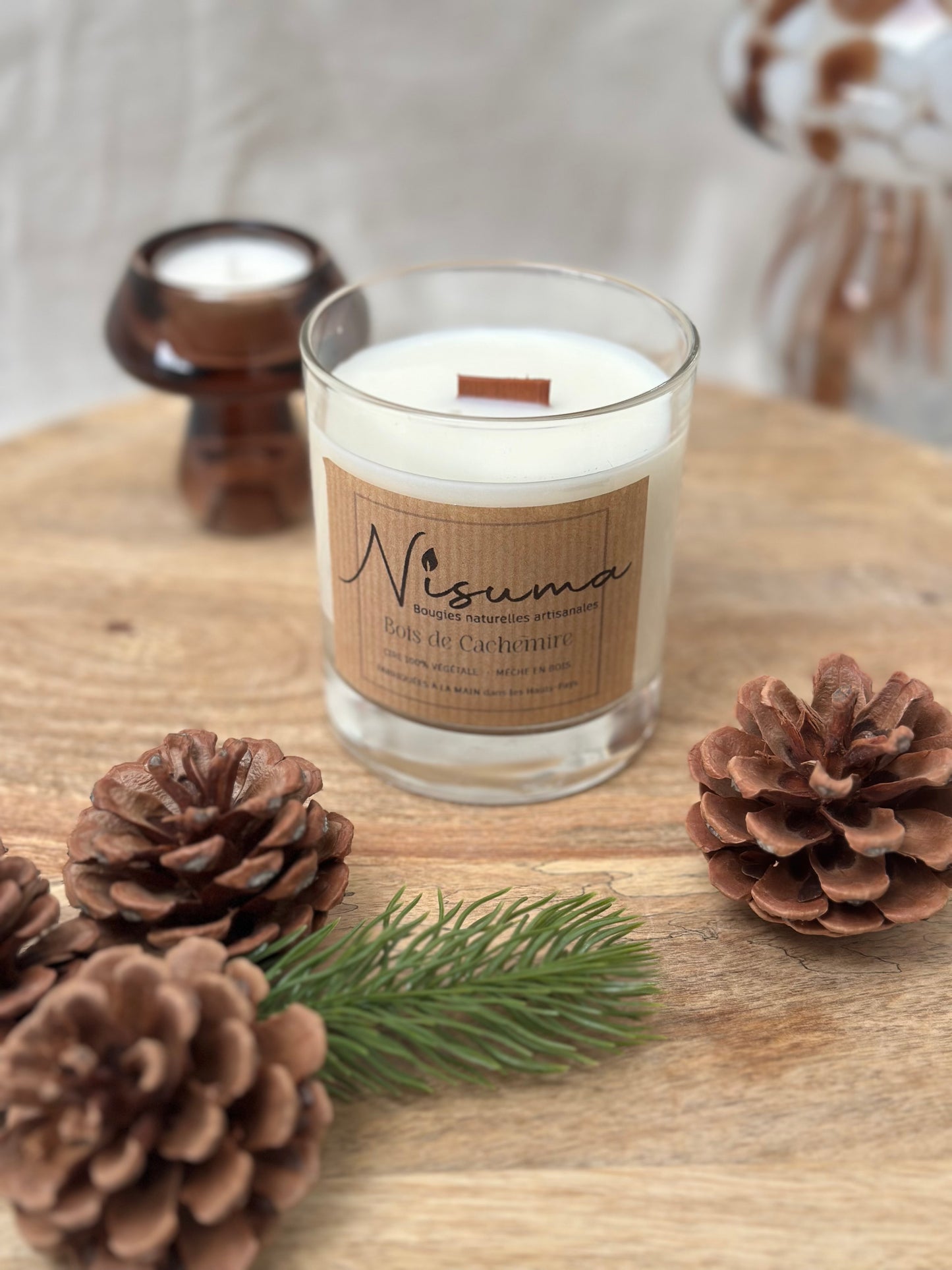 Bougie Bois de Cachemire